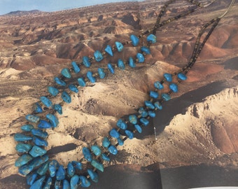 Fabulous Navajo Turquoise Nugget Necklace