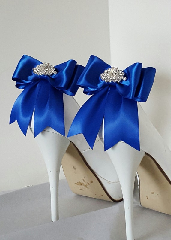 Royal Blue Wedding Shoe ClipsBridal Shoe Clips MANY