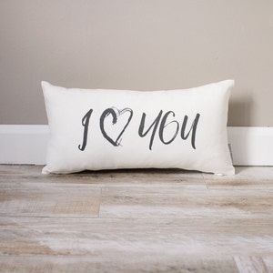 I love you pillow | Etsy