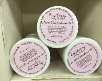 Raspberry Whipped Body Butter, Sweet River Soap Co