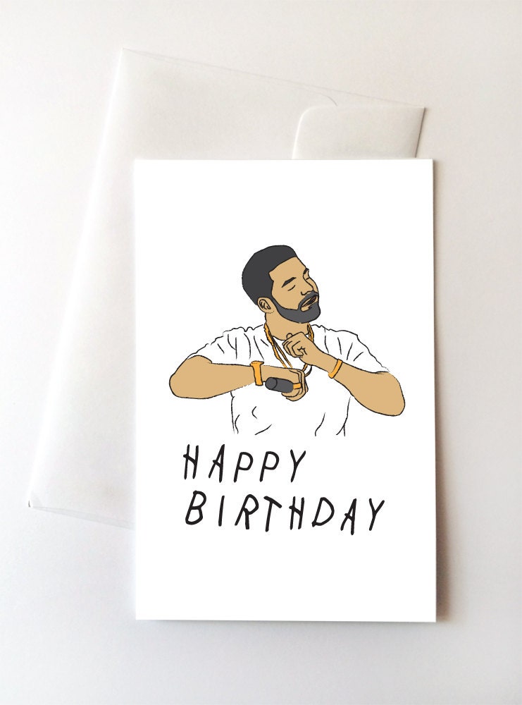Drake Dancing Happy Birthday Card
