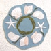 20% OFF PATTERN - Day At The Beach - Wool Applique Candle Mat