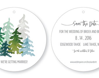 Rustic / Natural Save the date