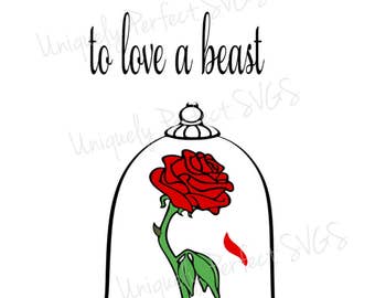 Download SVG, disney, enchanted rose, beauty and the beast, rose ...