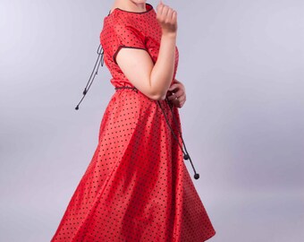 Swinger - vintage polka dot petticoat dress