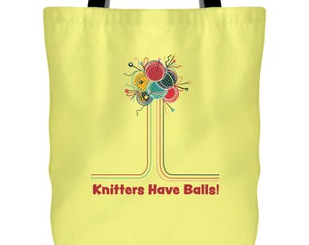 Knitting Project Bag Project Bag for Knitting Funny Knitting Project Bag