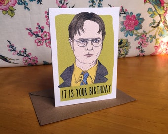 The Office Dwight Schrute Birthday Card