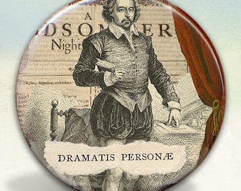 William Shakespeare Pocket Mirror tartx