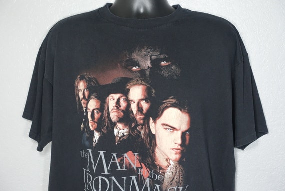 1998 Man In the Iron Mask - Leonardo DiCaprio Cult Film Movie Promo Vintage T-Shirt