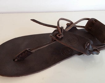 Barefoot Men sandals, Handmade sandals, Sparta sandals, Genuine leather Barefoot Huarache sandals. New Barefoot, Free shipping!