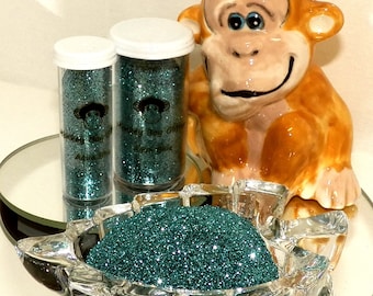 Aqua Blue Extra Fine Glitter 0.008 - Many Colors Available - 2 Sizes - Visit Our Shop! B-42