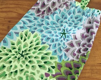 Plastic Bag Holder, Grocery Bag Dispenser - Spring Flowers