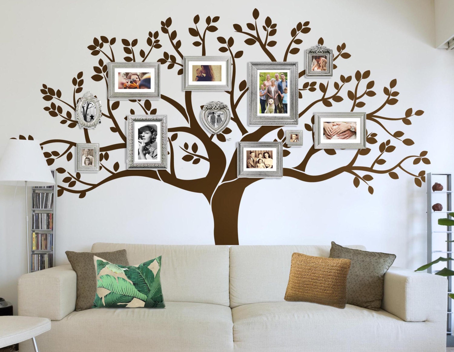 Photo Frame Family Tree  Decal Wall  decals Wall  decor 