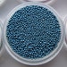 Metallic Blue Micro Beads. 5 grams
