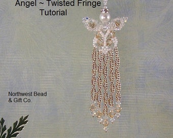 Tutorial, Swarovski Angel, Twisted Fringe - Instant Download