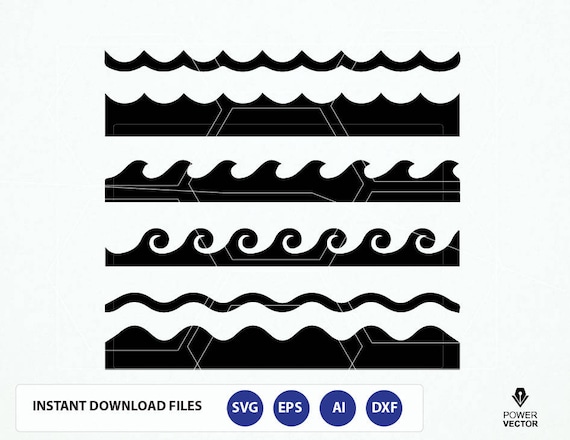 Download Waves Clipart Files. Waves Svg File. Wave Png. Wave Cricut.