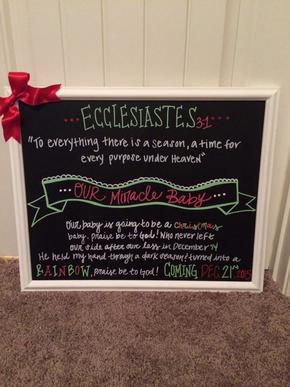 baby christmas announcements
