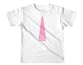 Montessori Pink Tower Short sleeve kids t-shirt
