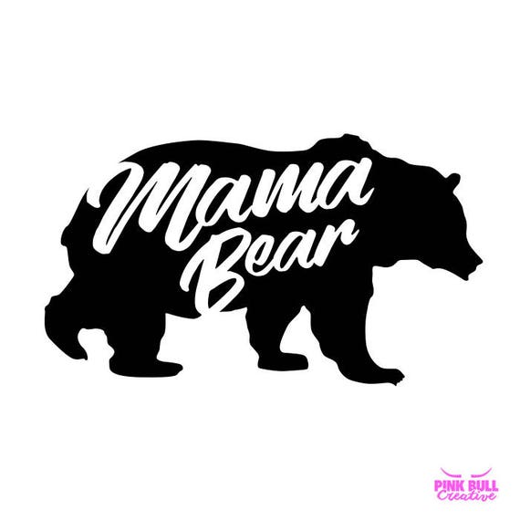 Download Mama Bear SVG cut file for Cricut Silhouette Cameo or other