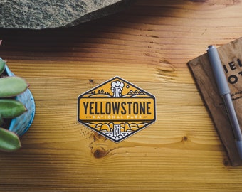 Yellowstone National Park - Vinyl Sticker