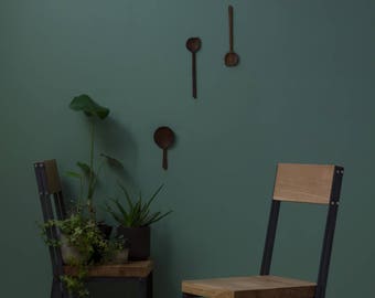 KONK! INDUSTRIAL Style Oak/Steel Dining Chair