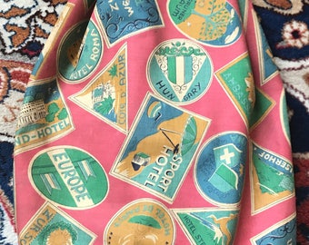 Vintage 50s 60s novelty bag plastic Europe souvenir