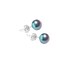 Peacock Pearl Post Earrings , 10MM Shell Pearl Earrings , Gift For Her , Bridal Jewelry