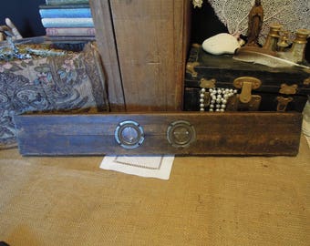 Vintage Davis Cook Wood Level / Antique Davis & Cook 1886 Patent / Antique Tool 2-Bubble Level
