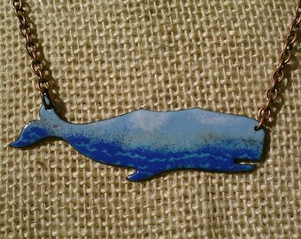 Whale necklace