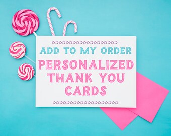Personalized Thank You Cards