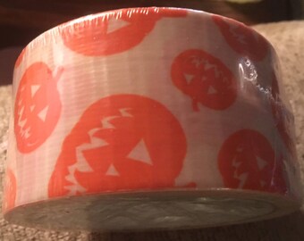 HALLOWEEN Glow in the dark PUMPKINS DUCK Tape brand Orange Pumpkin design duct tape