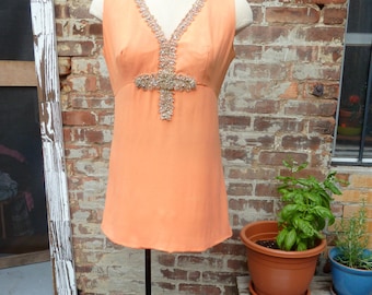 vintage 1960's party mini dress XS/S