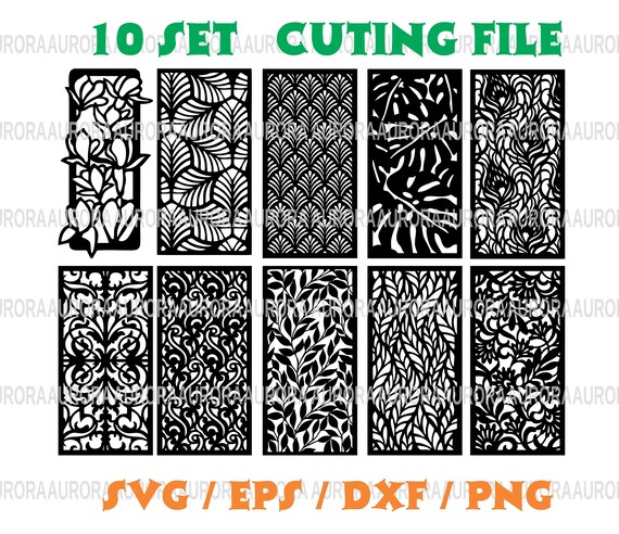Laser cut vector Cutting templates svg templates for