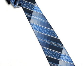 Blue Necktie Mens Neck Tie Starcy Cravats Of Distinction