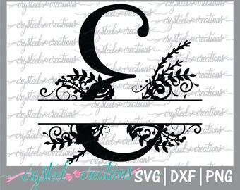 Download Letter G Split Monogram SVG PNG DXF Regal Split Alphabet