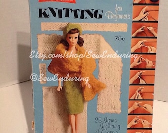 Knitting for Beginners - McCalls 1965 featuring Barbie