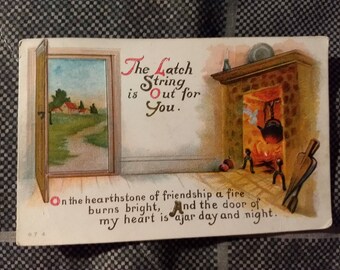 Vintage 1914 Friendship Postcard No. 874