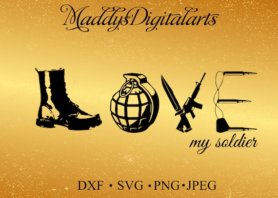 Free Free 152 Love My Soldier Svg SVG PNG EPS DXF File
