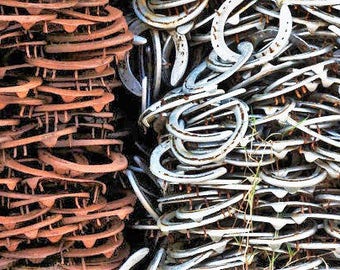 Vintage Used Horseshoes- lot of 2 - The Heritage Forge