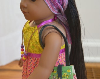 Stuffy The Steamboat Book Purse for 18" play dolls such as American Girl® Dolls