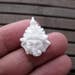 Tiny deep relief GANESHA Carved buffalo bone Pendant, GANESH, side drilled , beads, Jewelry making Supplies S7713