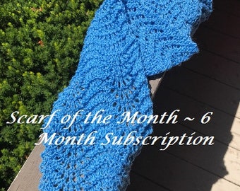 Scarf of the Month ~ 6 Month Subscription