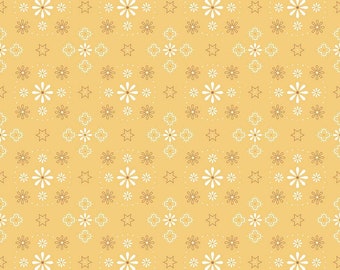 Bee Backings! - Quilt Back Fabric - Riley Blake - by Lori Holt - 108" wide - Honey - Yellow