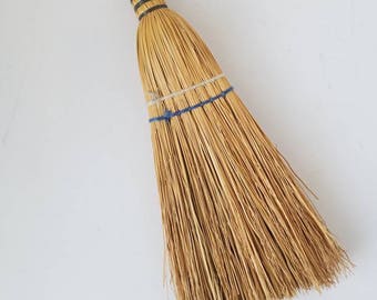 vintage straw broom cover