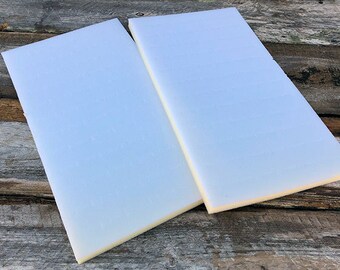 White Ring Foam Tray Insert with 72 Vertical Slots (Slightly Yellowing) (Pkg of 2) **CLOSEOUT**