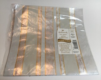 90's Gift Wrap, Metallic, Textured, All Occasion Wrapping Paper
