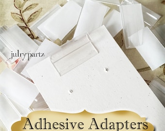 Adhesive Adapters for Jewelry Cards•Card Holders•Earring Card Adapters