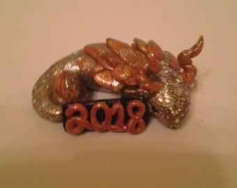 New Year 2018 dragon