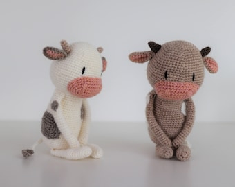 LuiCow ** Amigurumi Crochet pattern Mr. Luiwood PDF cow