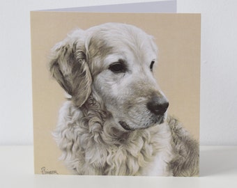 Golden Retriever Greeting Card